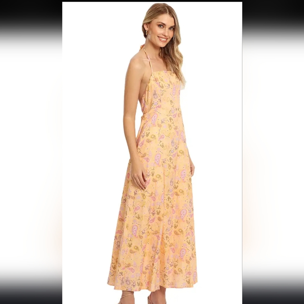NWT ANTHROPOLOGIE BRAND CHARLIE HOLIDAY Maple Maxi Size LARGE